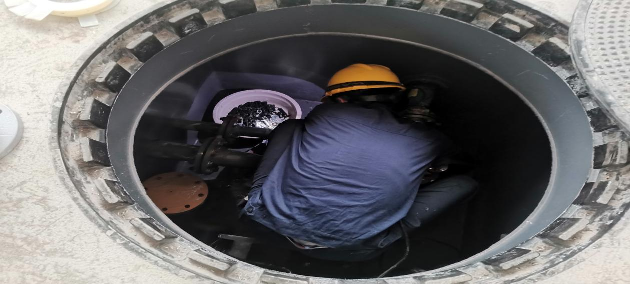 武漢某加油站油罐防爆阻隔材料安裝服務(wù)項目完工