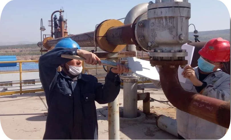 油庫管線吹掃工作圓滿完成，保障油品運輸安全